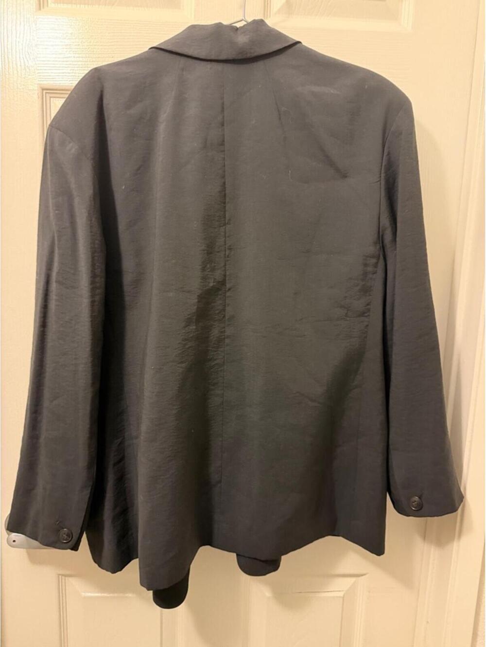 Madewell Black Open-Front Relaxed Blazer - Picture 3 of 3